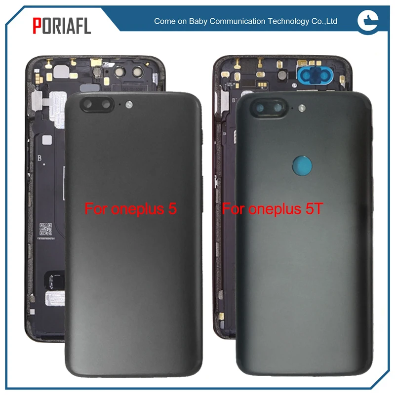 Для oneplus 5/oneplus 5T задняя крышка Крышка батареи задняя крышка корпус дверь с SIM для oneplus 5T Задняя крышка A5000 A5010