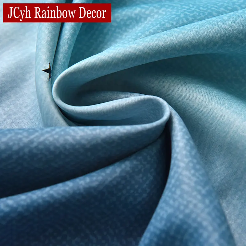 Романтические полосатые затемненные шторы с градиентом + тюлевые занавески для