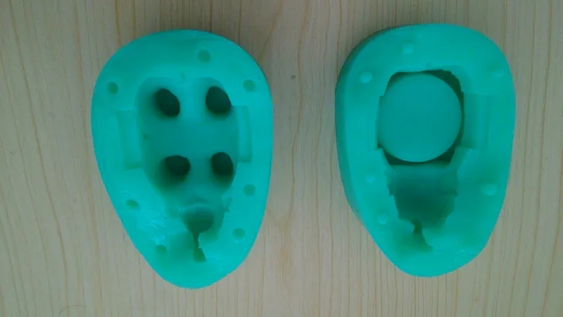 3D формочки для подсвечников в виде слона резиновые силиконовые экологически