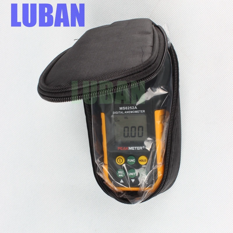 High quality Digital Anemometer Wind Speed Air Volume Measuring Meter MS6252A LCD | Инструменты