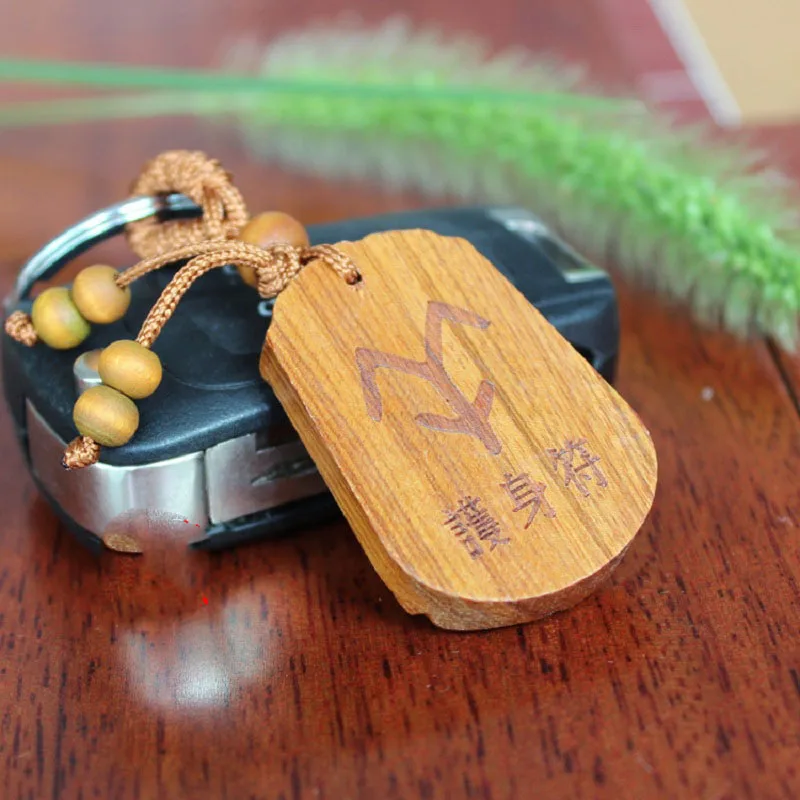 Оптовая продажа Высококачественная палисандр резная овечка брелок с