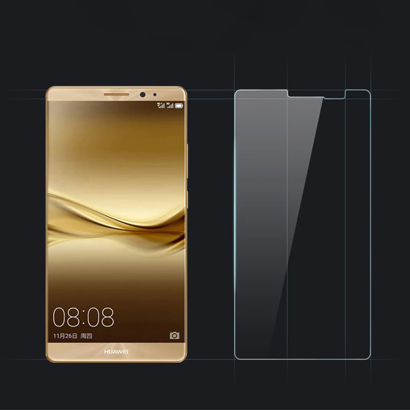 KARRIBECA 10 шт. 9H Arc закаленное стекло Защита для экрана huawei mate 8 mate8 Защитная пленка