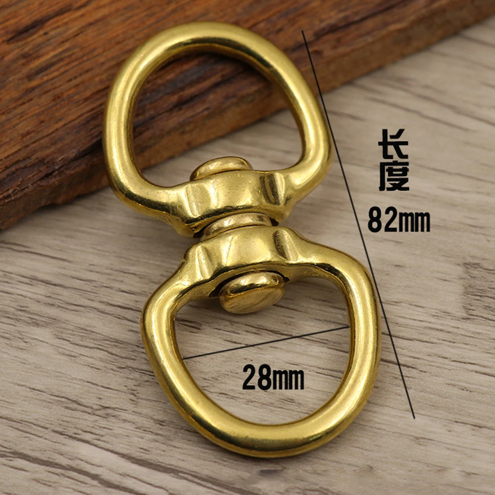 Сделай Сам из твердой латуни вращающаяся пряжка для ремня сумка Роскошная