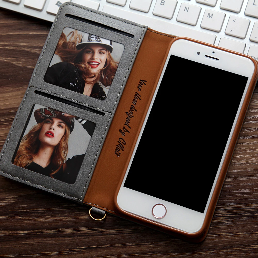 Роскошный кожаный чехол книжка для iPhone SE 2020 7 8 Plus XS Max XR 11 Pro бумажник 7plus plus с