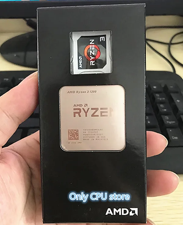 Четырехъядерный процессор AMD Ryzen 3 1200 R3 1200 3,1 ГГц с процессором Socket AM4