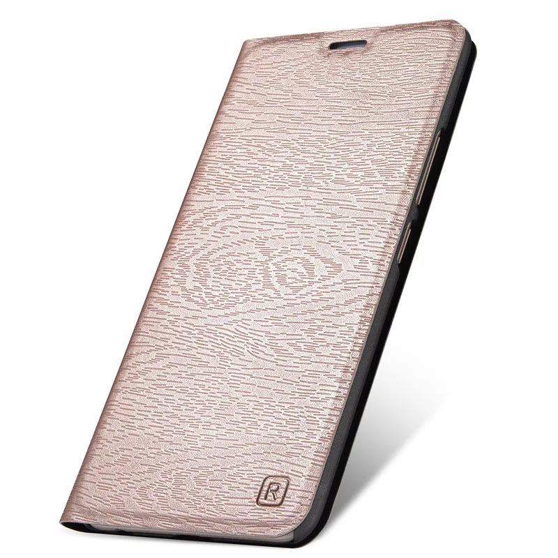Кожаный чехол для huawei Honor 6X 7x 8x max Роскошный чехол-книжка с откидной крышкой для Honor 8x чехол с полной защитой - Цвет: Rose Gold