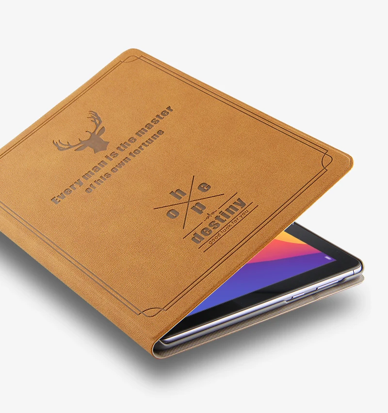 Стильный защитный чехол-подставка с головой оленя для Huawei MediaPad T5 10 AGS2-L09 AGS2-L03 AGS2-W09