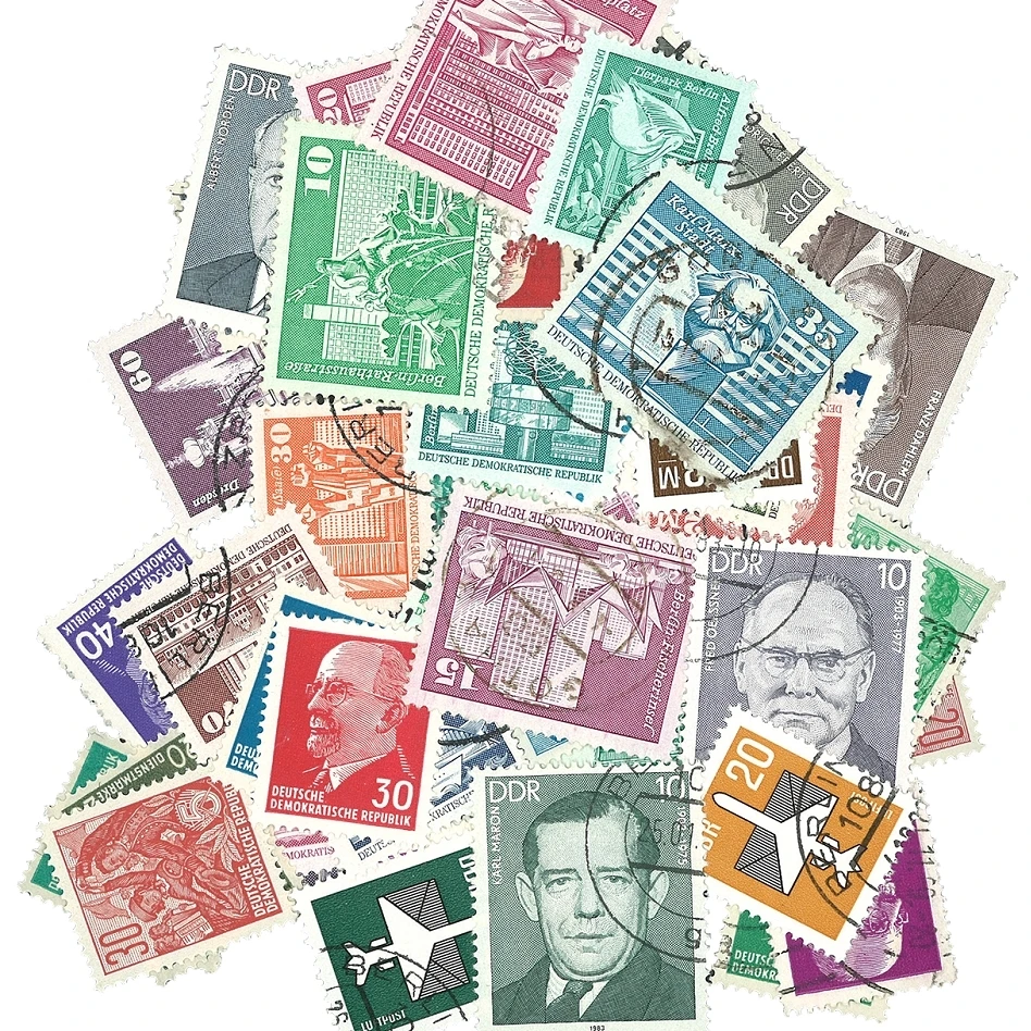 

50 шт./лот немецкие марки, все разные, не повторяются, использованные маркированные почтовые марки для коллекционирования