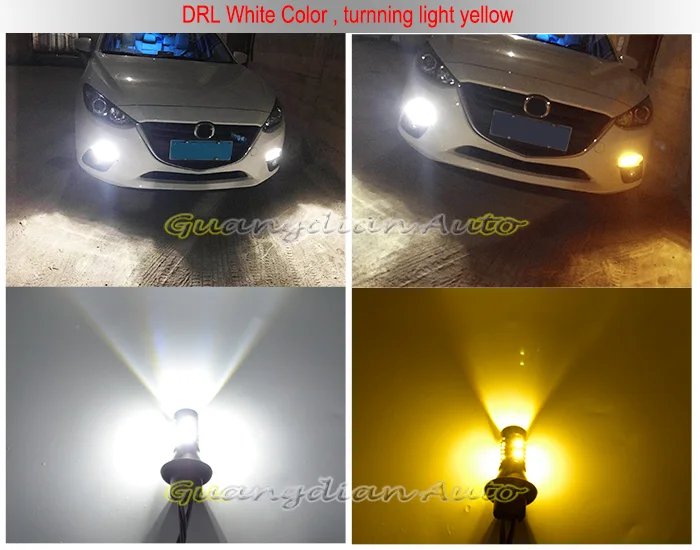 Tcart DRL поворотник для renault duster 30 Вт 3030 чип дневной ходовой светильник и указатель поворота светильник PY21W