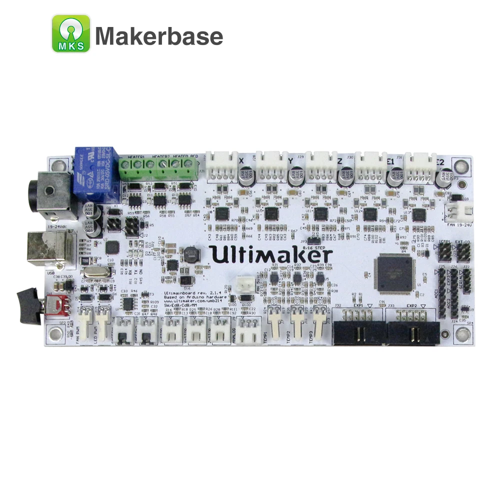Makerbase Ultimaker V2.1.4 с комплектом oled-экрана UM2 умная плата контроллера материнская