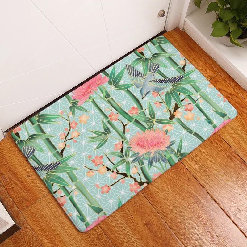 Коврик 3D с цветочным принтом коврики для ванной кухни ковры коврик гостиной felpudo