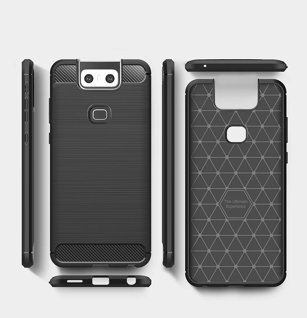 For ASUS Zenfone 6 ZS630KL Case Silicone Rugged Armor Soft Back Cover 2019 6z Phone Fundas Coque Cases |