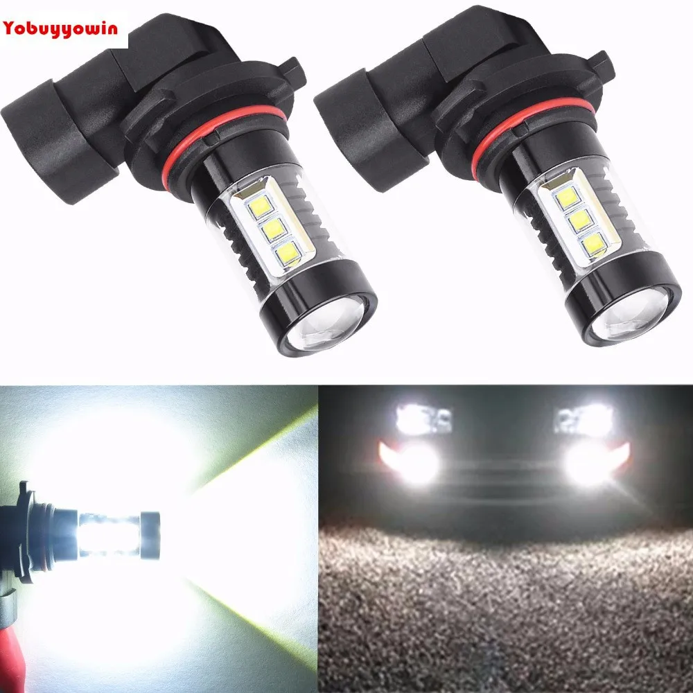 

2x80 Вт 9006 HB4 9005 Cree 16SMD чипы 6000K светодиодный ная передняя фара лампа белые противотуманные лампы Дневной свет 9006