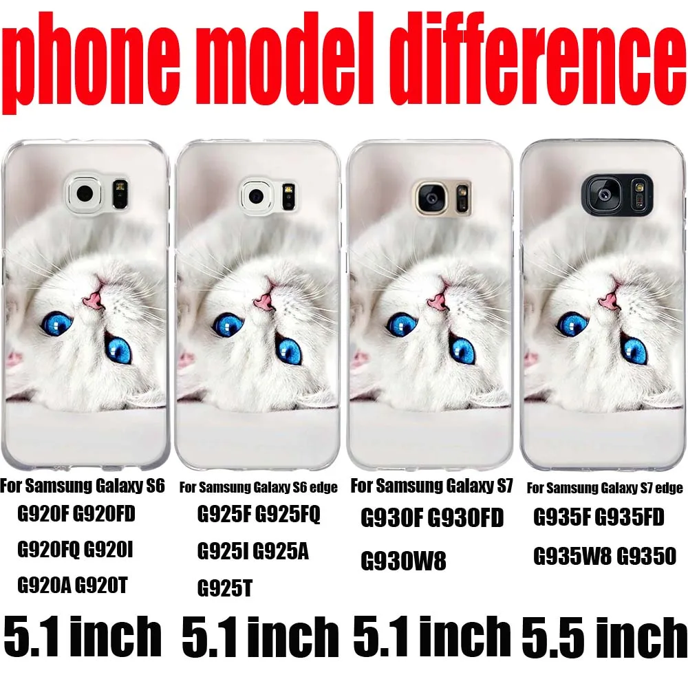 Чехол для Samsung Galaxy S7, чехол для Samsung Galaxy S5, S6, силиконовый чехол для Samsung S7 edge, S6 Edge, S5, i9600, чехол, сумка