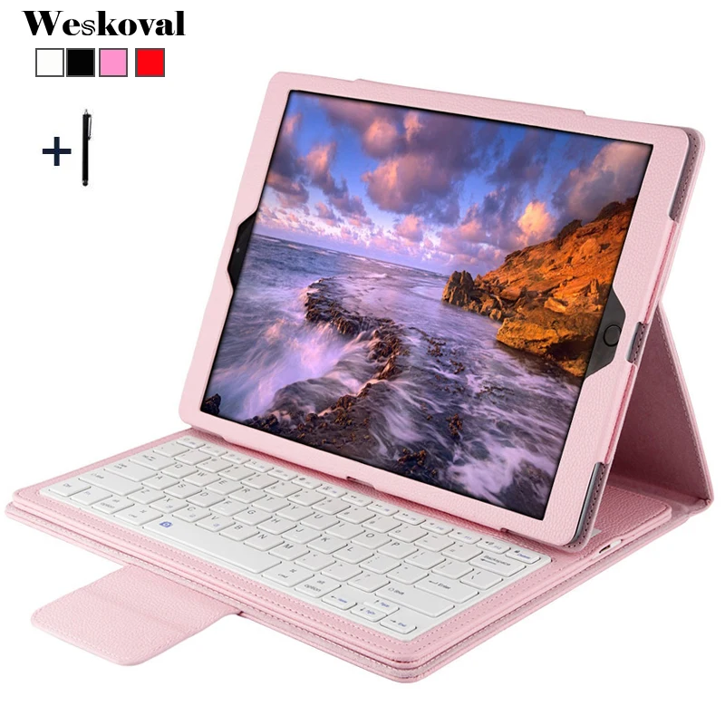 Беспроводная Bluetooth клавиатура для iPad Pro 12 9 дюйма (2015) кожаный чехол 2015 подставка