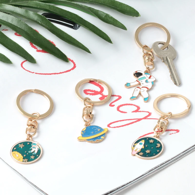QIHE JEWELRY брелок для ключей с изображением астронавта коллекция Космических