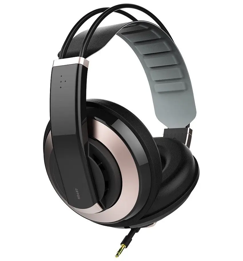 Superlux HD687 высококачественные Полуоткрытые мониторные наушники студийные стандартные динамические наушники для DJ pop и rock