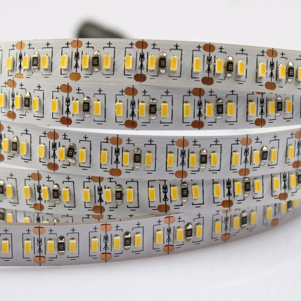 Светодиодная ленсветильник smd 3014 led 5m Водонепроницаемая IP65 и не Водонепроницаемая IP20 DC 12V 3000K 6500K белый теплый белый (art.: 7a9982fc9) - 7a9982fc9