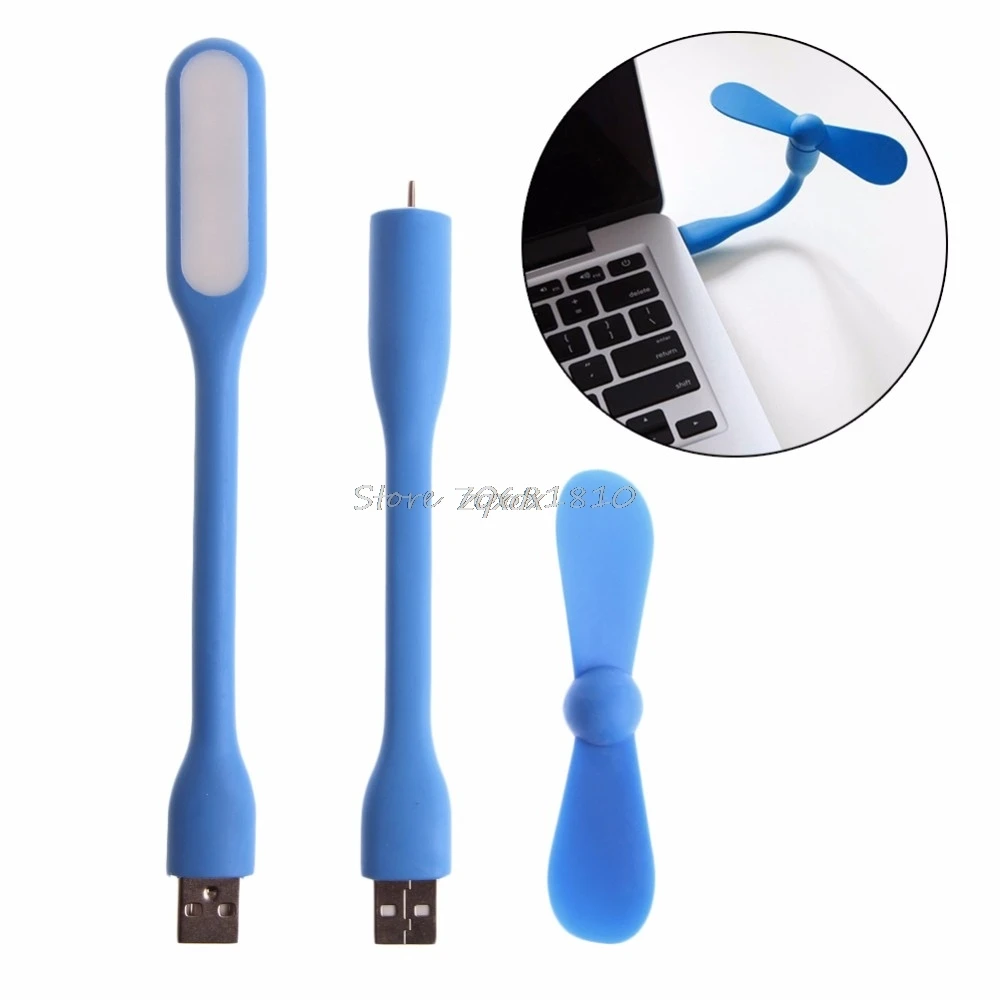 Гибкий USB вентилятор USB светодиодный светильник лампа для ноутбука ноутбук PC power Bank и Прямая поставка