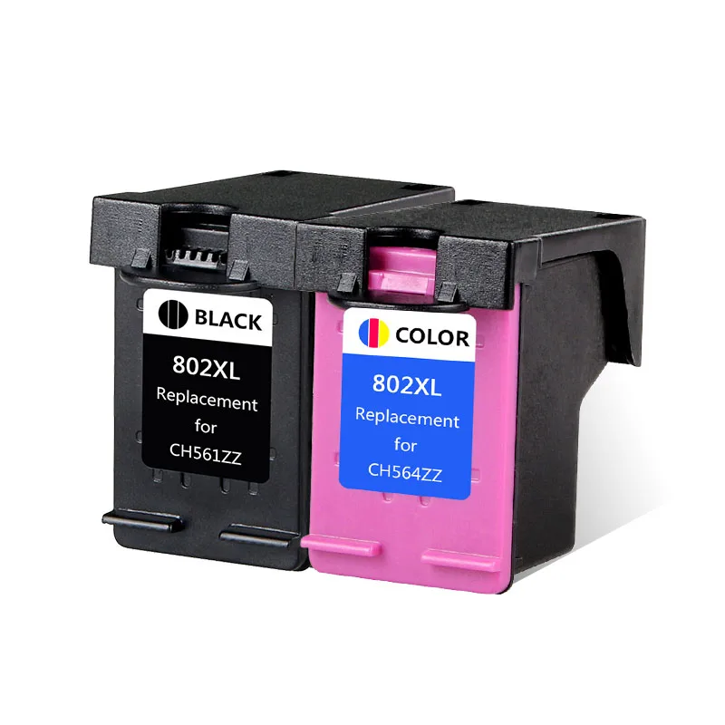 Сменный картридж befon 802XL для принтера HP 802 DeskJet 1050 2050 3050 2150 3150 1010 1510 2540|ink cartridge|replacement