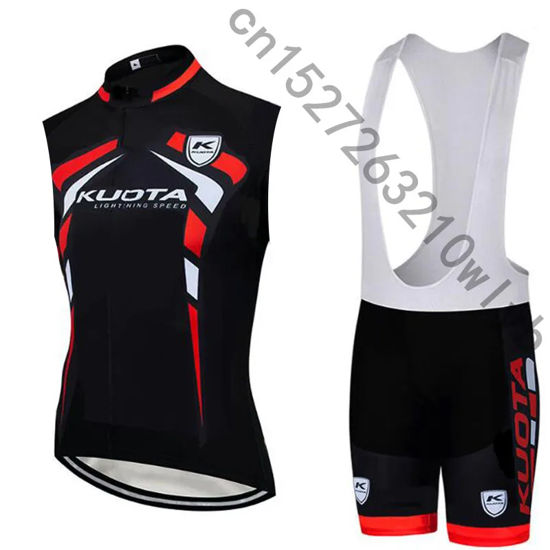 Kuota Ropa Ciclismo Велоспорт Трикотажный жилет набор без рукавов для мужчин MTB Велоспорт Джерси Pro Team велосипедные шорты Одежда для велоспорта