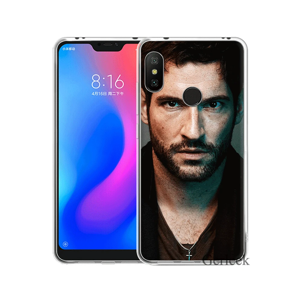 Мягкий ТПУ чехол Lucifer Tv Series постер для Xiaomi Redmi Note 4 4X5 6 Pro Защита корпуса | Мобильные