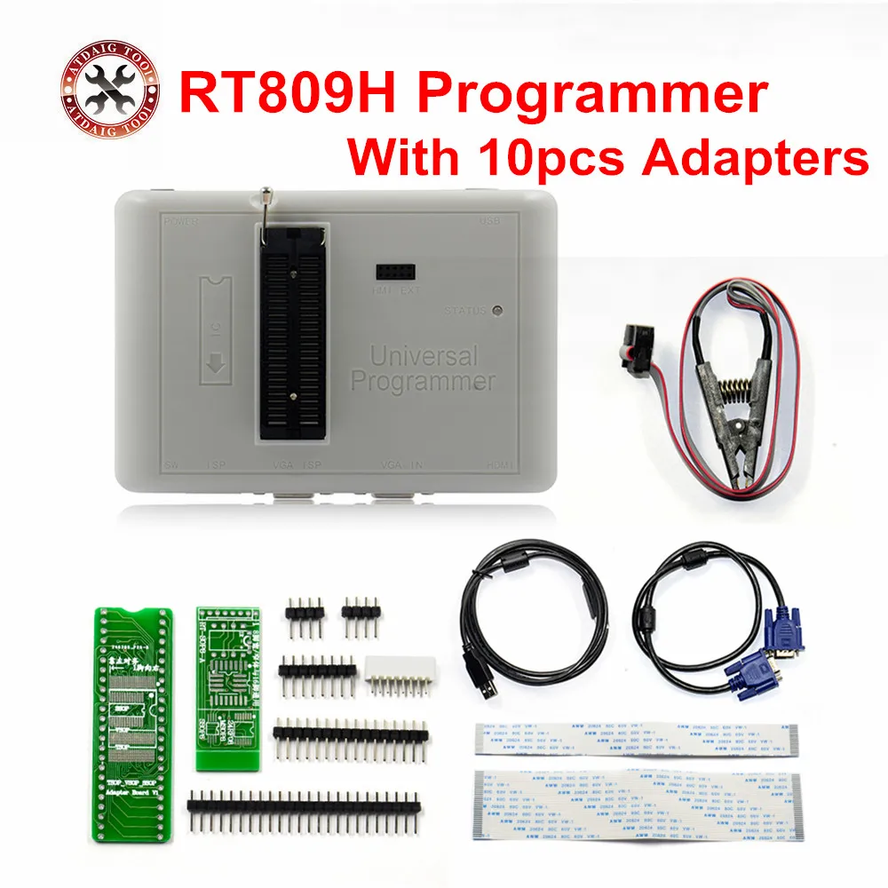 RT809H памяти на носителе EMMC программирование Nand FLASH TSOP VSOP SSOP адаптер 169 BGA / 153 + 10