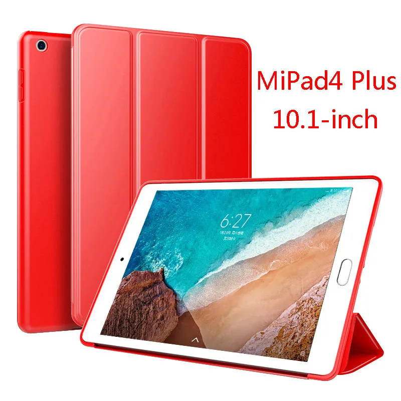 MiPad4 Plus 10 Red Высококачественный чехол для Xiaomi Mi Pad 4 Plus 10,1 дюймов, чехол с полной защитой, Мягкий защитный чехол, чехол для Xiaomi Mi Pad " 8,0 дюймов - Цвет: MiPad4 Plus 10 Red