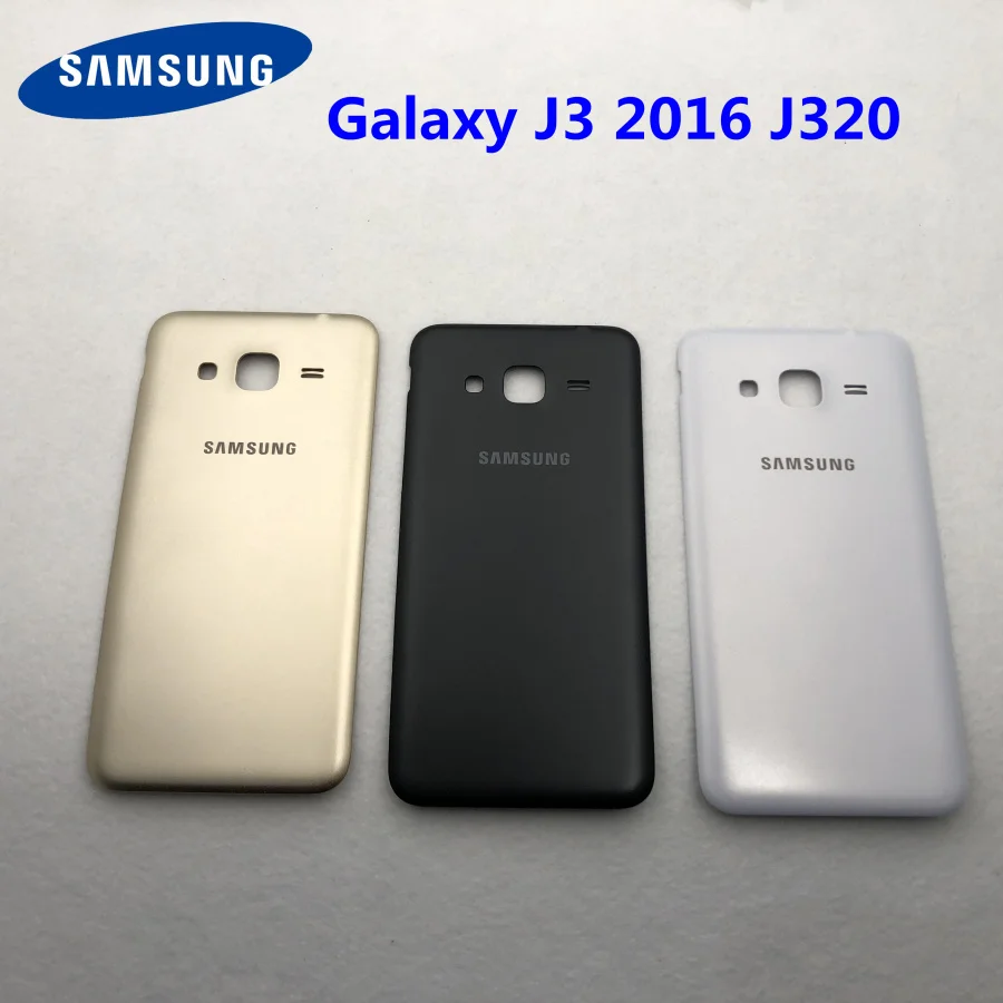 Задняя крышка батарейного отсека для Samsung Galaxy J3 2016 J320 SM J320A J320F J320M J320FN|Бамперы| |