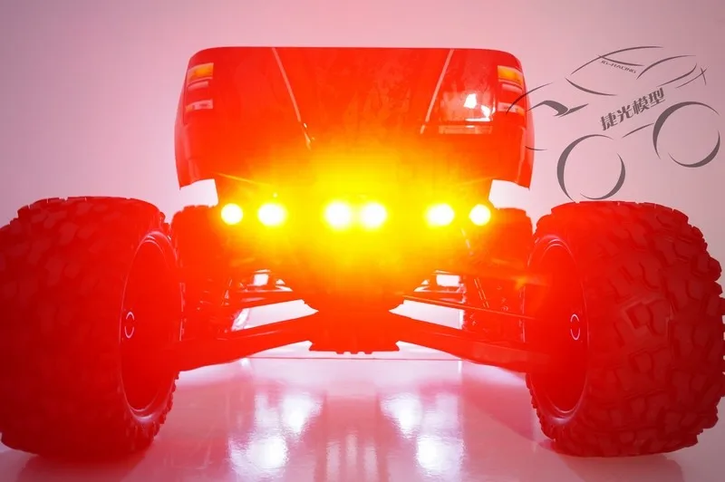RC Запчасти, TRAXXAS X-MAXX светодиодный фары хвост светильник комплект, включающий в себя головной светильник кронштейн и переключатель