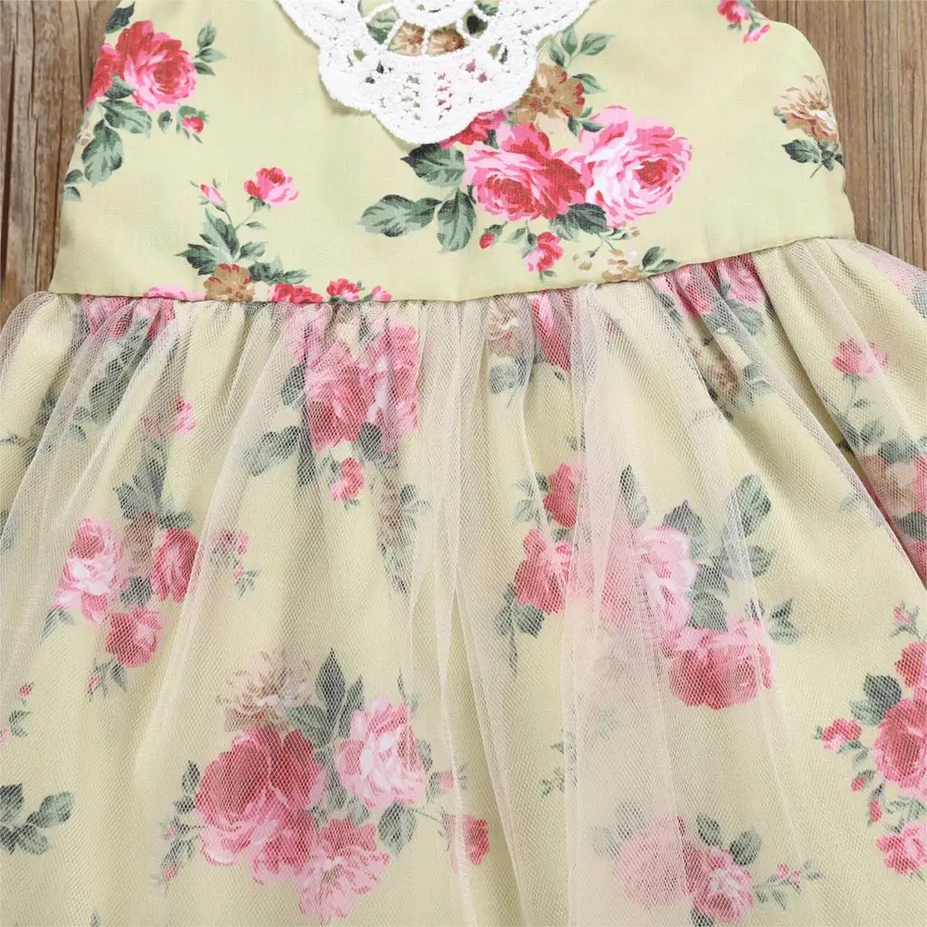 Мода 2019 года летнее платье для девочек милое детское без рукавов мягкие