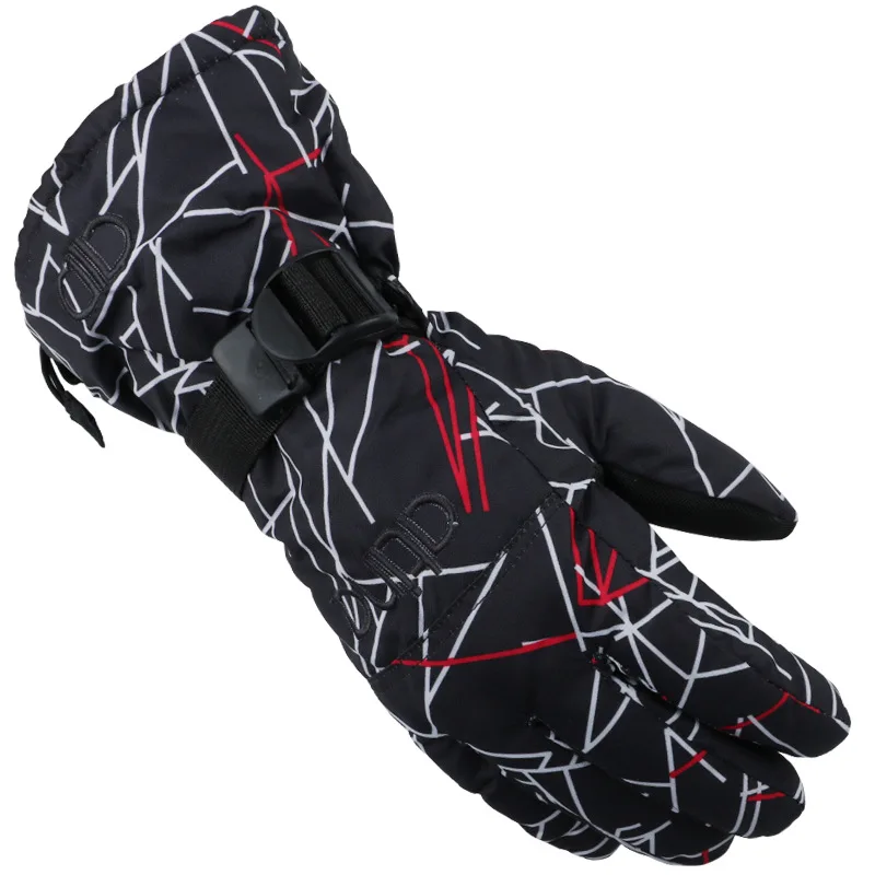 Зимние мужские перчатки Luvas Esquiar высококачественные теплые женские из хлопка с