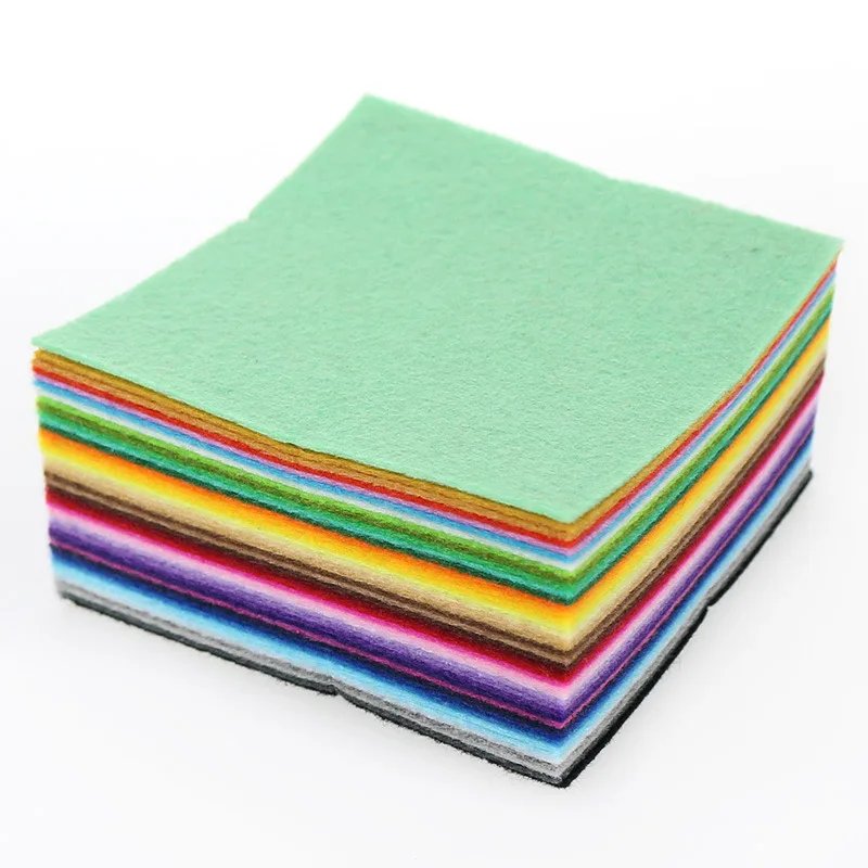 42 шт. Нетканая войлочная ткань 1 мм Толщина полиэфирная для украшения дома набор