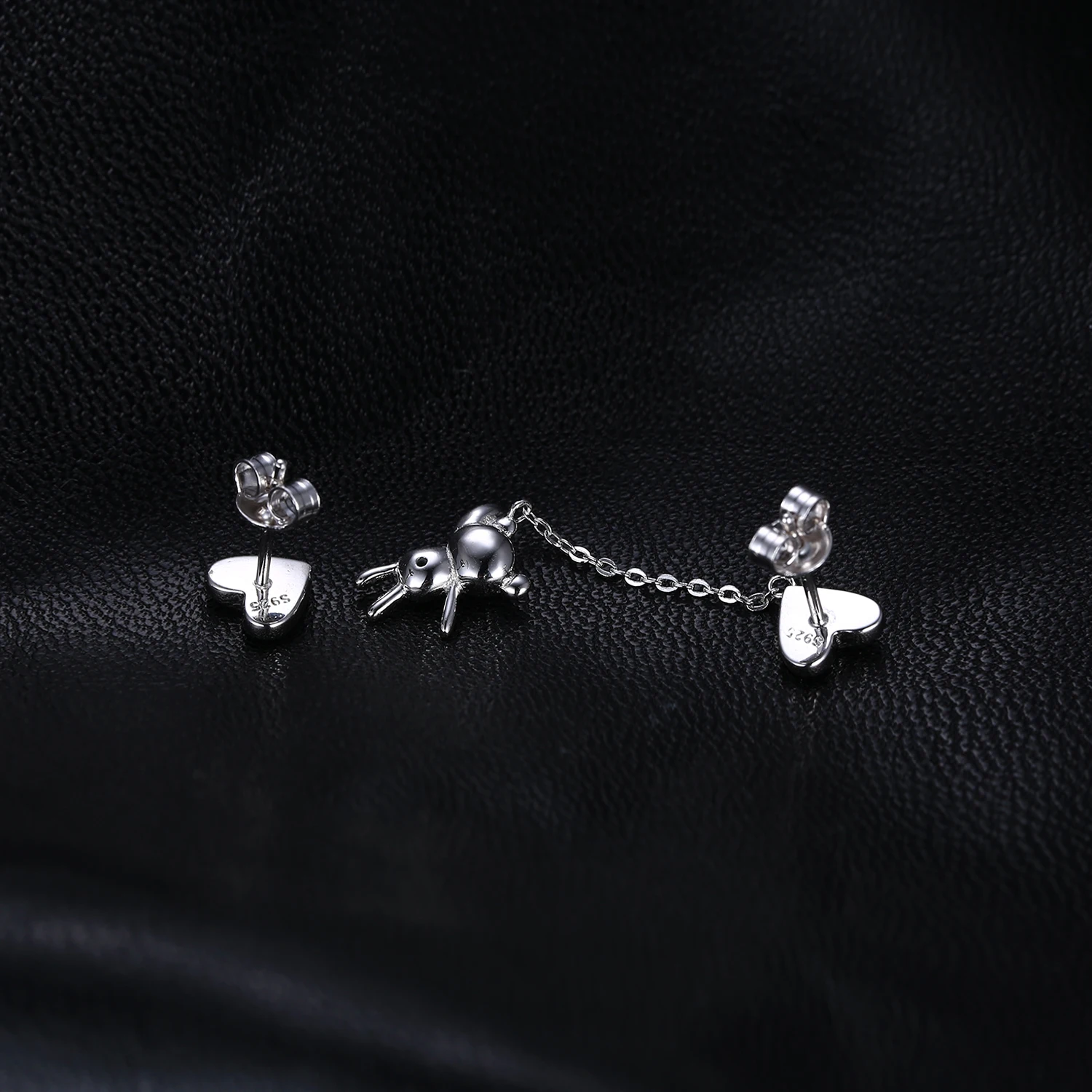 JewelryPalace Bear Heart Thread Drop Earrings 925 Sterling Silver for Women Girls Korean Fashion Jewelry 2020 | Украшения и
