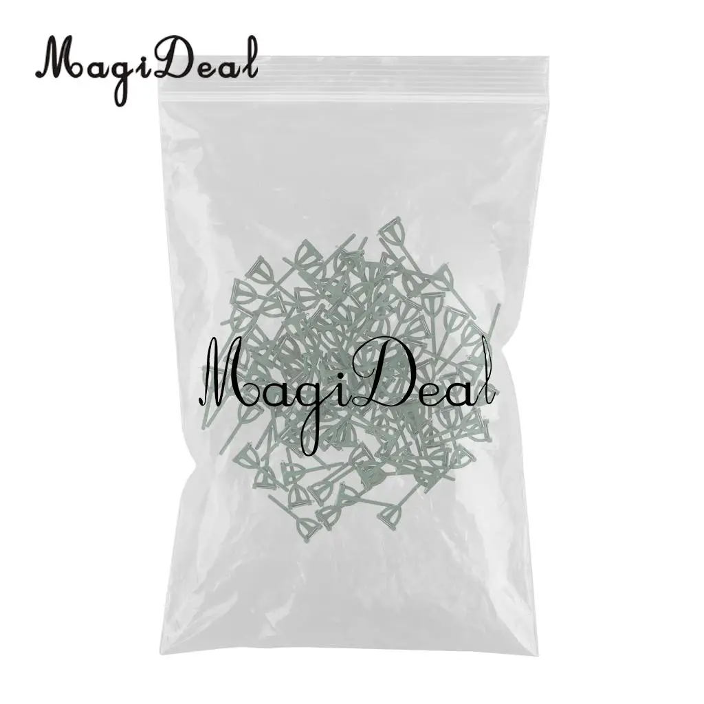 MagiDeal 100 шт. DIY корсаж Бутоньерка шпильки цветок держатель Свадебная вечеринка свадебные