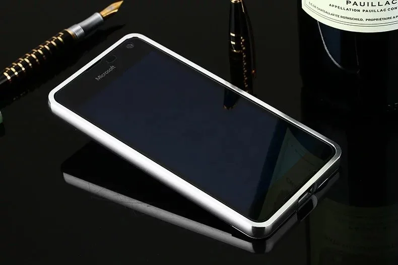 Зеркало задняя крышка для Microsoft Nokia Lumia 650 чехол Алюминий металлический каркас Жесткий Телефон Чехлы для Lumia650 N650 Капа