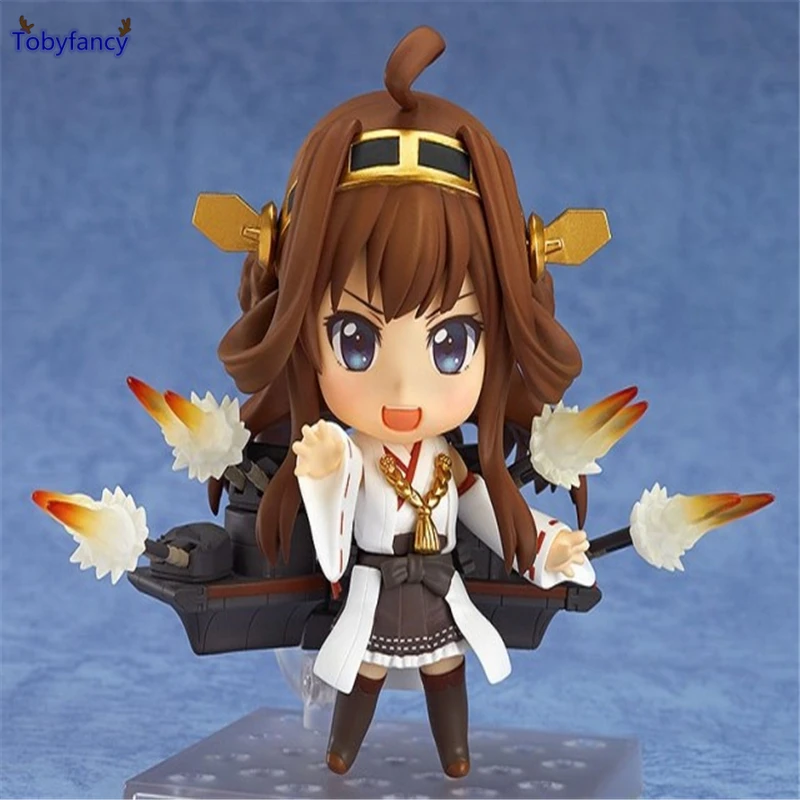 Tobyfancy Kantai Коллекция Фигурки Kongou Nendoroid ПВХ 100 мм Аниме игры Игрушечные лошадки figuras |