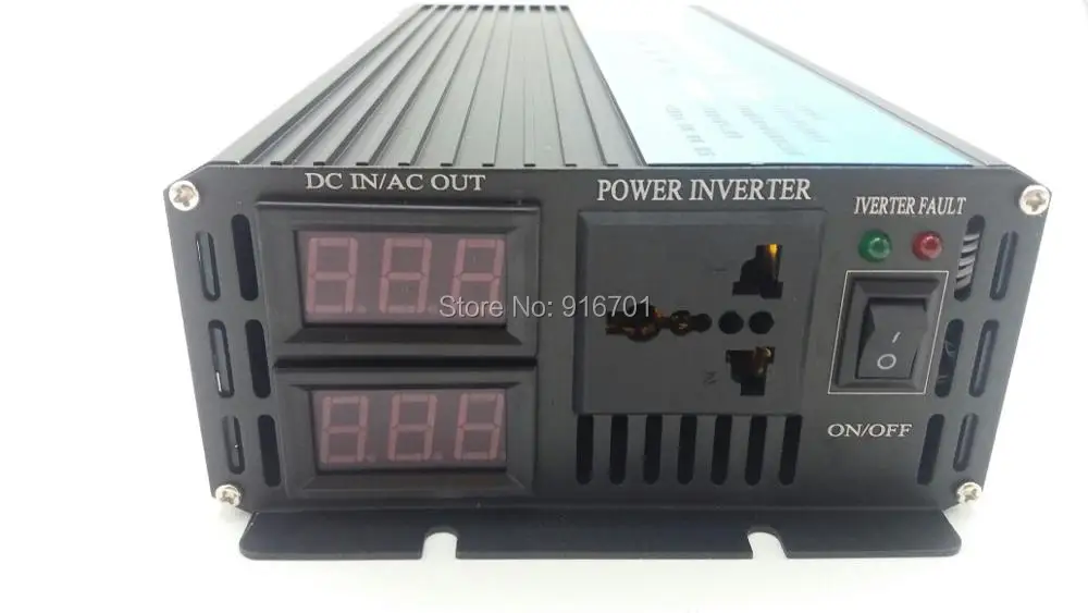 

free shipping 2500W peak 5000W de onda sinusoidal pura del convertidor 2.5KW 24V 110V 60HZ Inverter