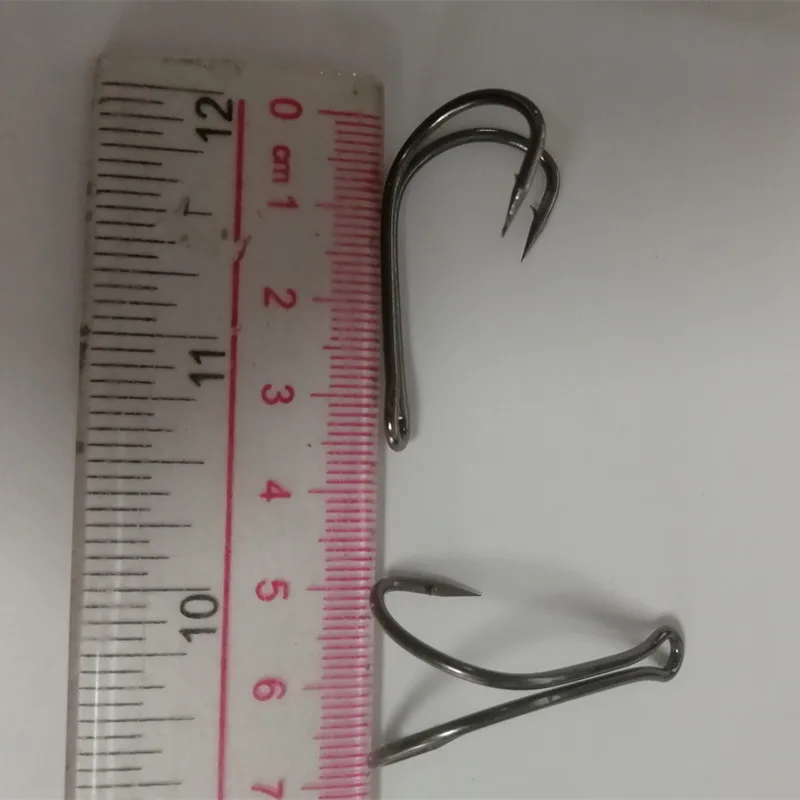 3.2cm Length Змееголов рыба лягушка приманка рыболовный крючок двойные крючки из высокоуглеродистой стали рыболовные крючки - Цвет: 3.2cm Length