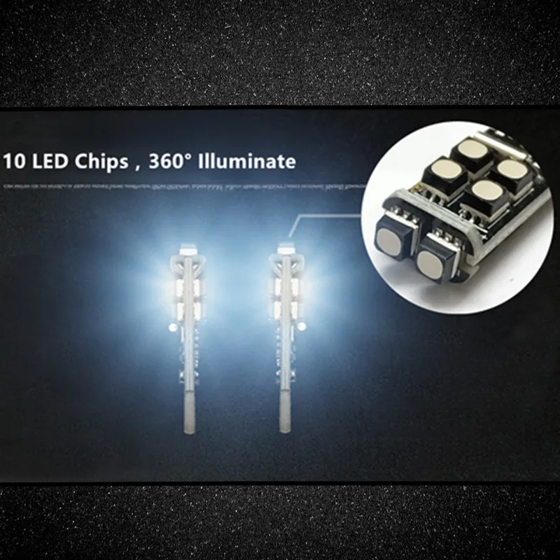 GOOGION W5W T10 светодиодный Canbus RGB Янтарный дистанционный RF контроль зазор света