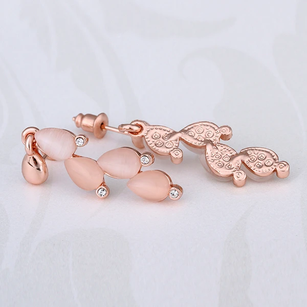 Модные серьги Ajojewel с опалом 2019 искусственных листьев для женщин