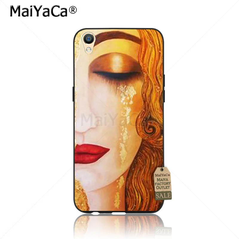 MaiYaCa Gustav Климт Древо жизни Золотые слезы масло аксессуары для телефона чехол OPPO R9s