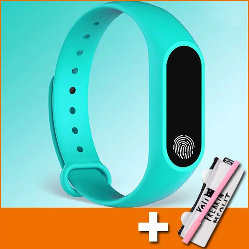 mint green with gift Модные спортивные часы детские часы для девочек и мальчиков наручные часы цифровые электронные наручные часы Детские часы с подарком - Цвет: mint green with gift