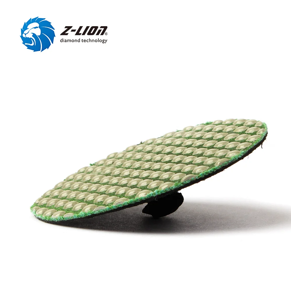 Z-LION 2 &quot4 шт Diamond Roll замок полировки диск с держателем 1/4&quot хвостовиком мокрой