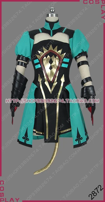 Fate/Apocrypha Archer of Red Faction Atalanta Chaste Huntress платье наряд игра карнавальный костюм