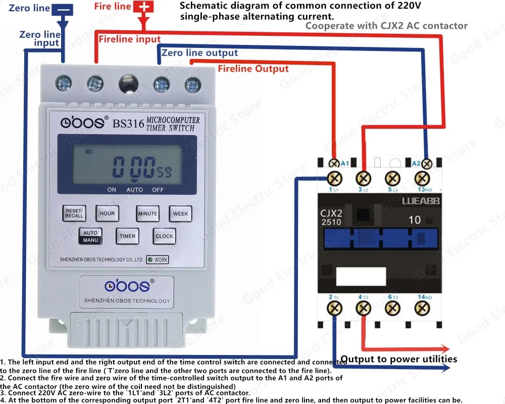 BS316 AC 220V 25A din-рейка lcd цифровой программируемый электронный таймер контроллер цифрового таймера BS316