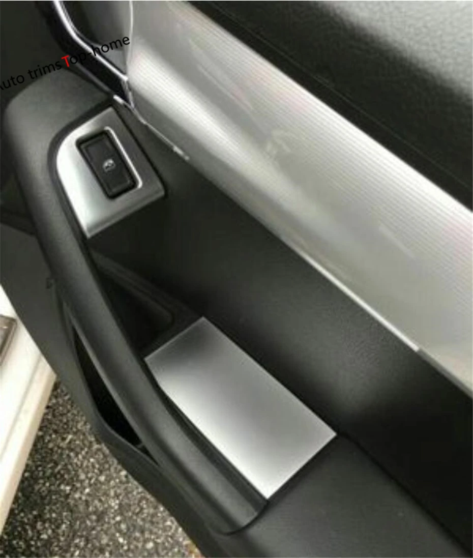 Yimaautotrims дверь подлокотник окно стекло Лифт кнопка Панель рамка Крышка Накладка для Skoda Octavia MK3 A7- ABS