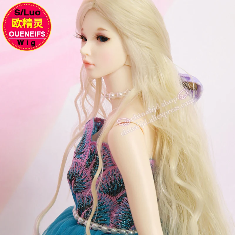 Парик для куклы BJD 1/4 bjd sd Размер 4 5 6 дюймов высокая температура Детские волосы