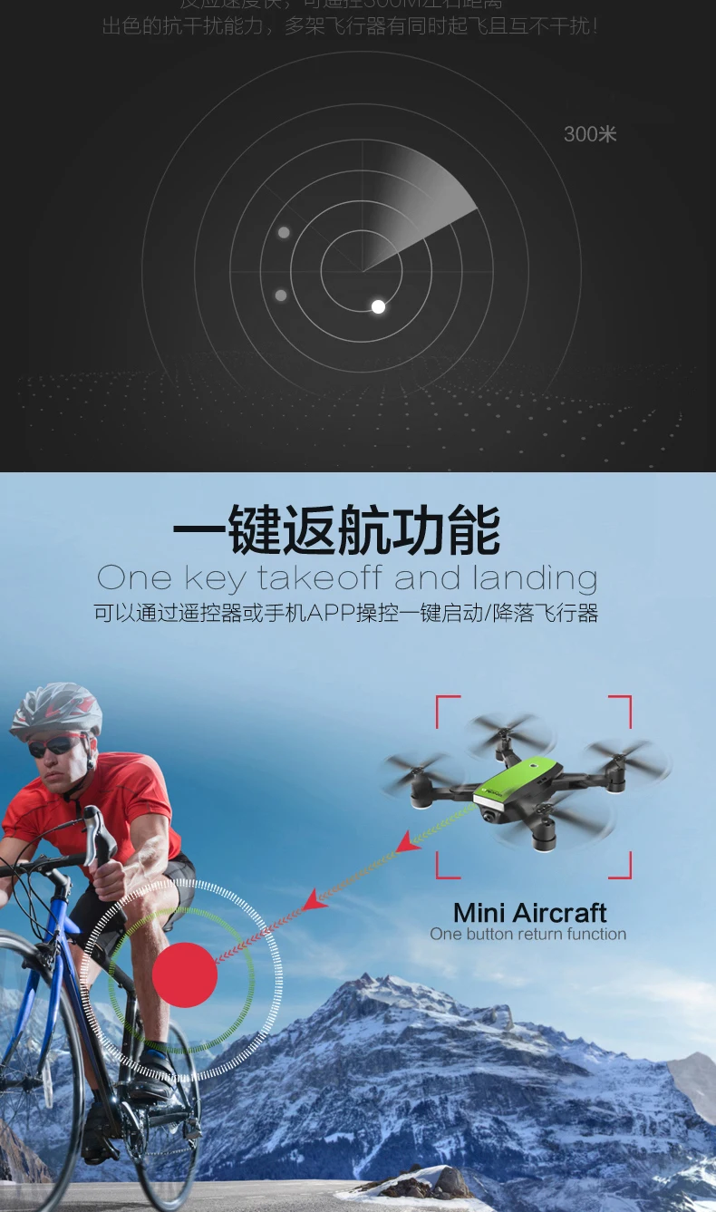 OTPRO RC Дрон X28W мини складной селфи Дрон с Wi-Fi FPV 0.3MP или 2MP камерой gps удержание высоты Квадрокоптер VS X16 X4 XS809