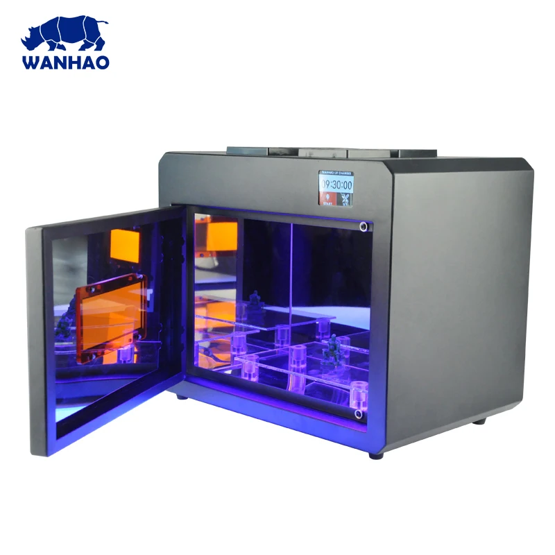 

2019 WANHAO 3D принтер новая версия УФ отверждения коробка WANHAO BOXMAN для продажи УФ отверждения камеры